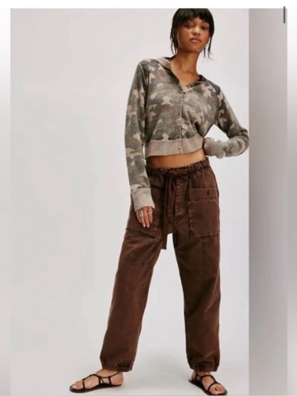 Brown River Stone Pants